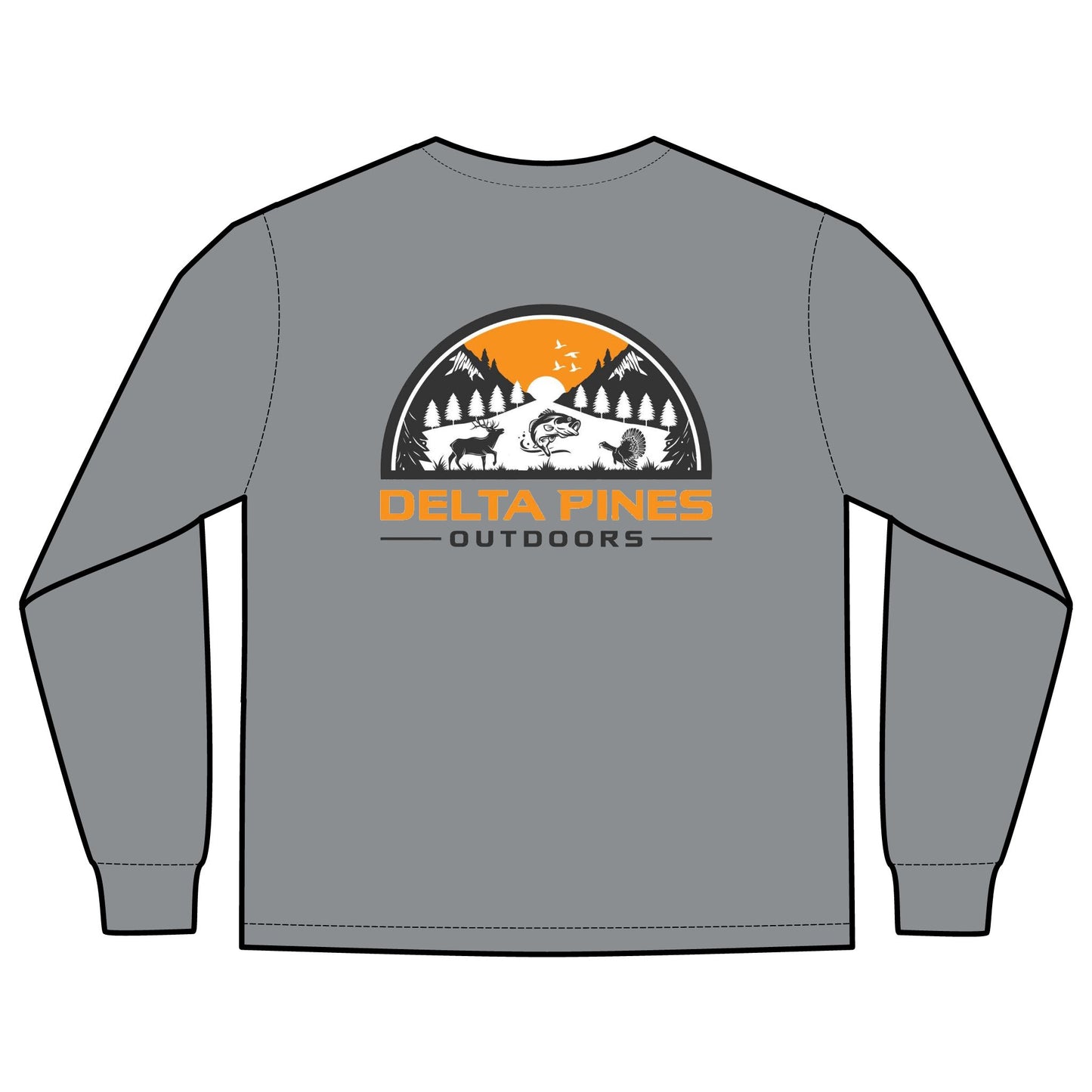 Delta Pines Outdoors Long Sleeve Pocket Tee