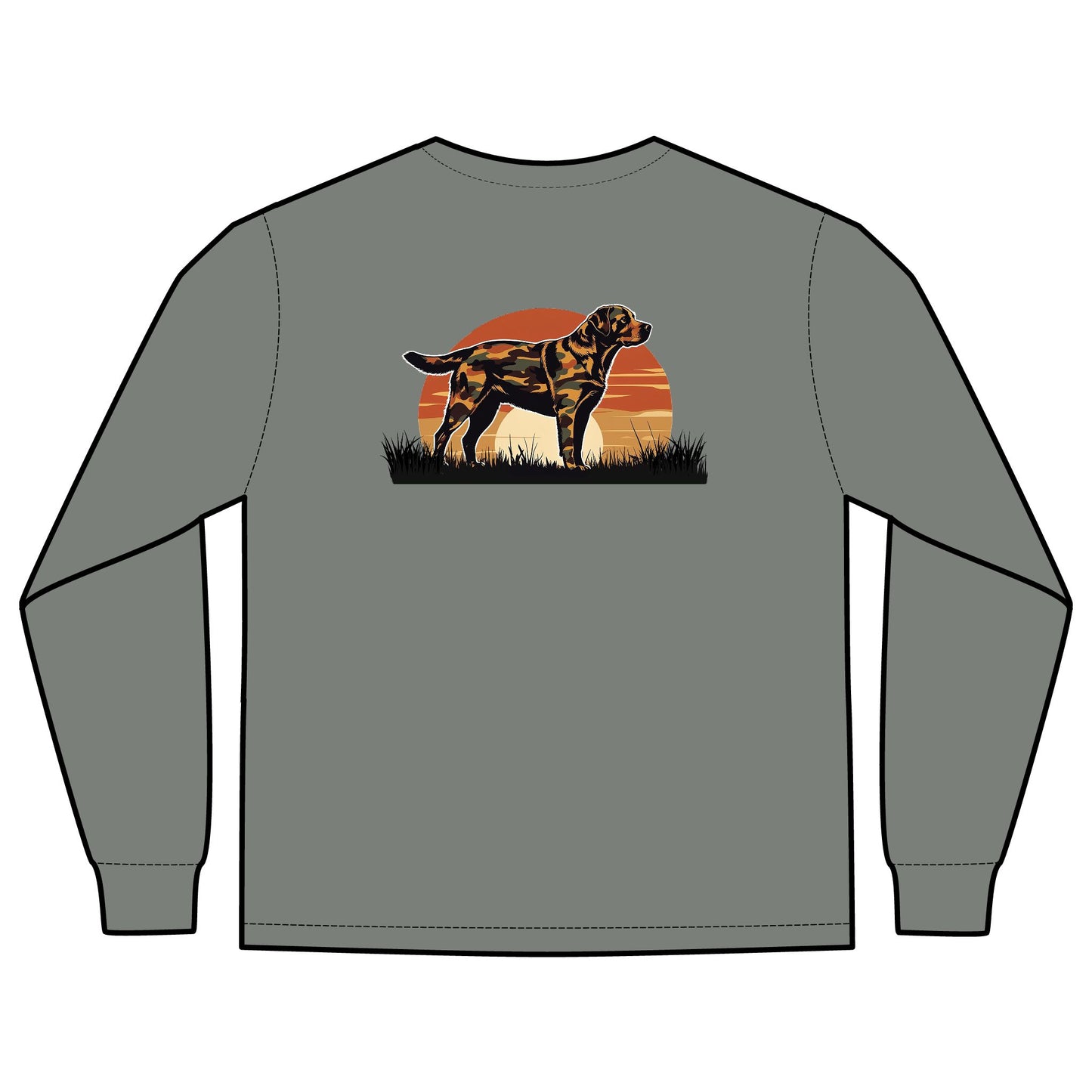 Dog Lover Long Sleeve Pocket Tee