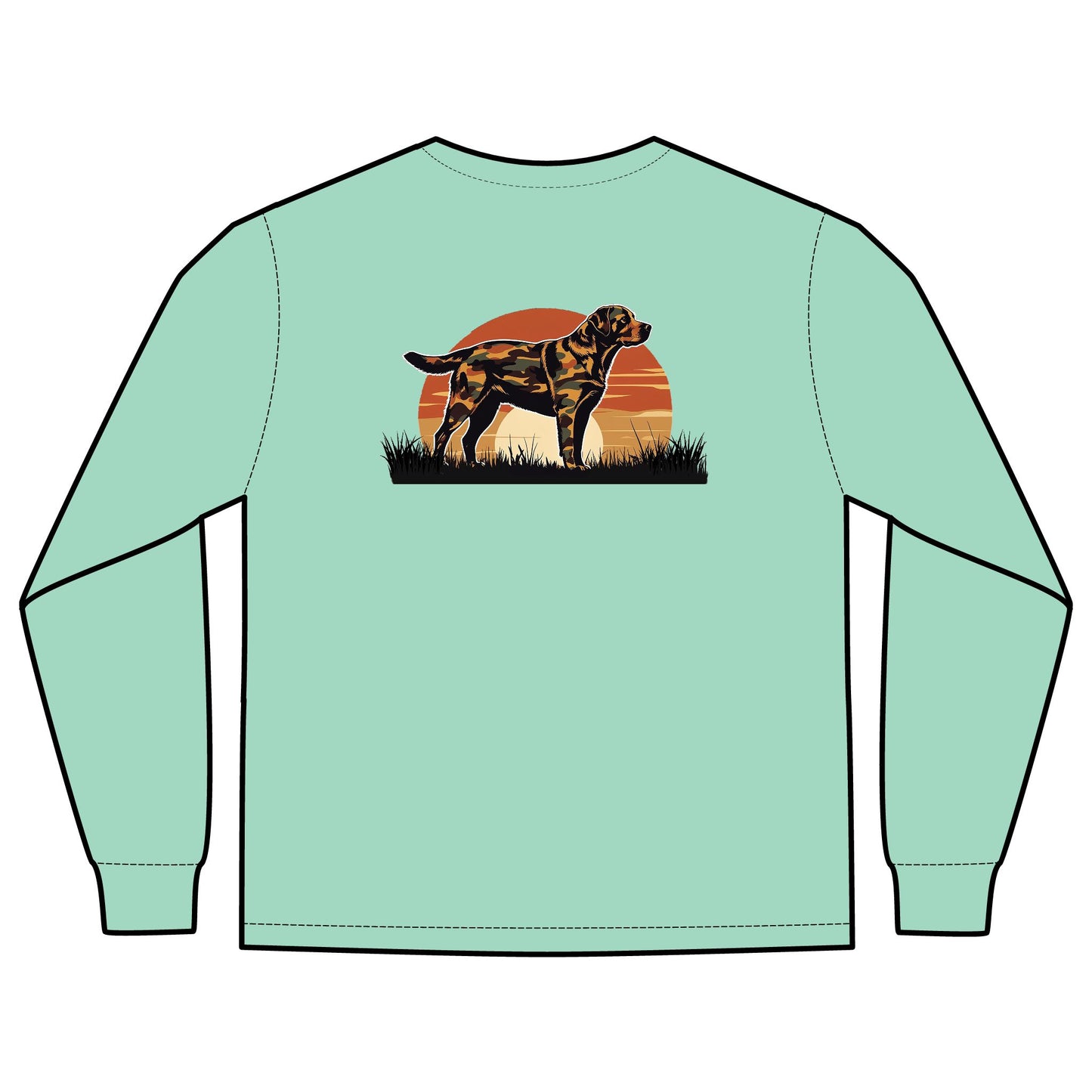 Dog Lover Long Sleeve Pocket Tee