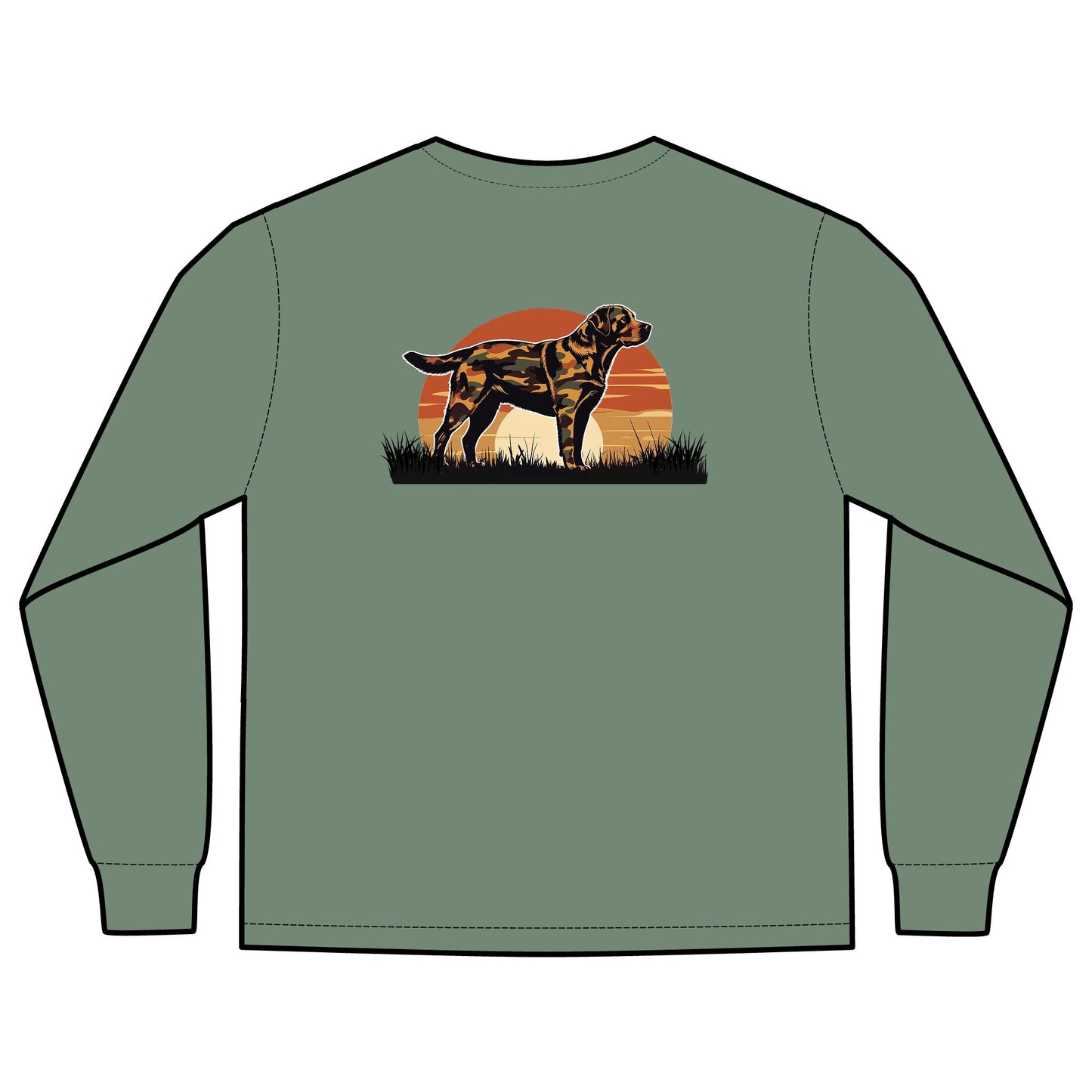 Dog Lover Long Sleeve Pocket Tee