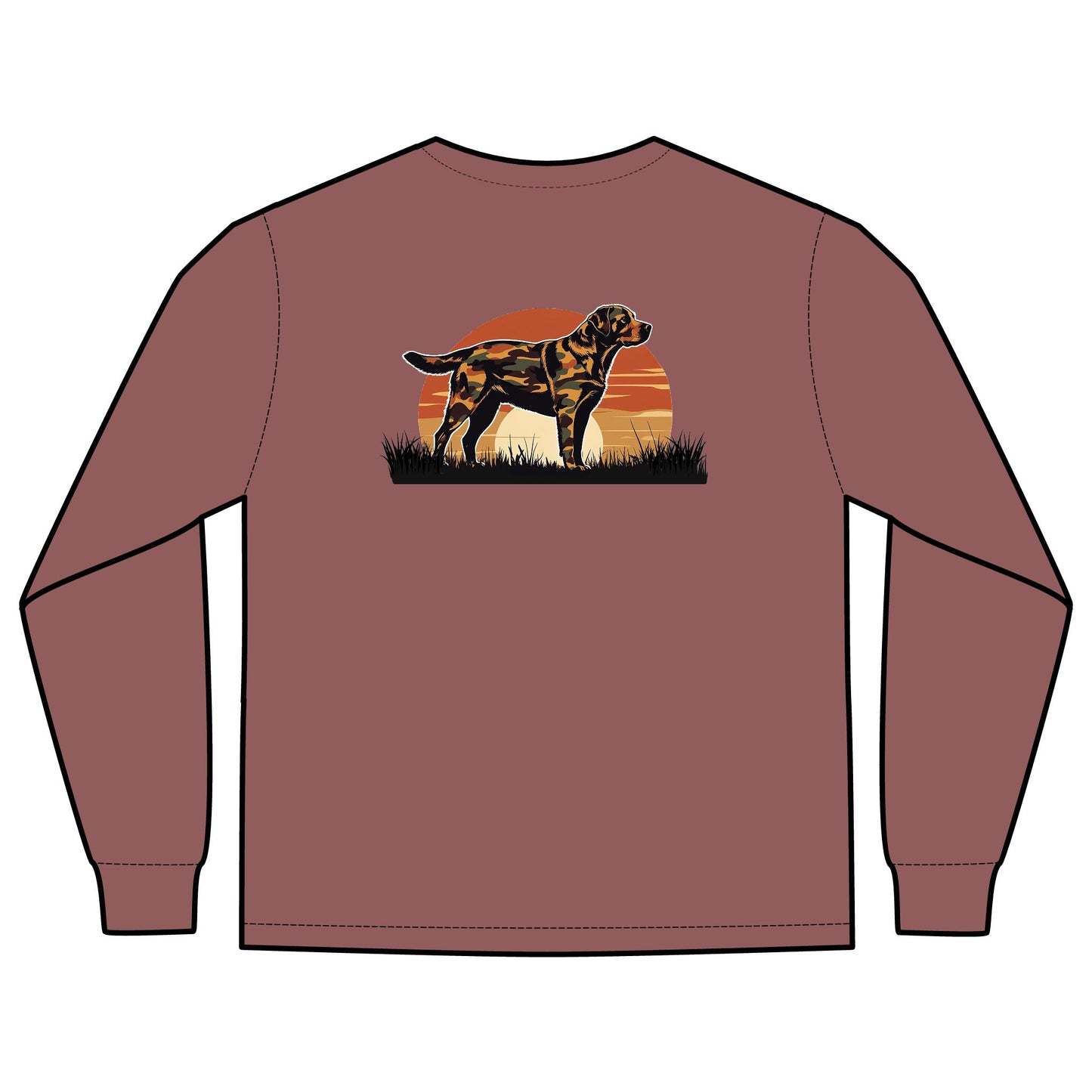 Dog Lover Long Sleeve Pocket Tee