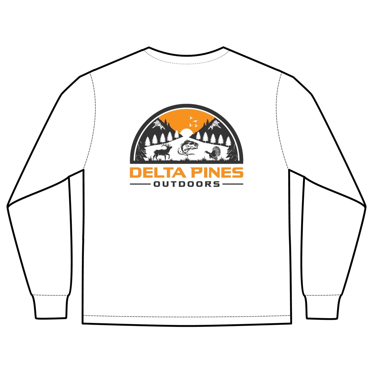 Delta Pines Outdoors Long Sleeve Pocket Tee