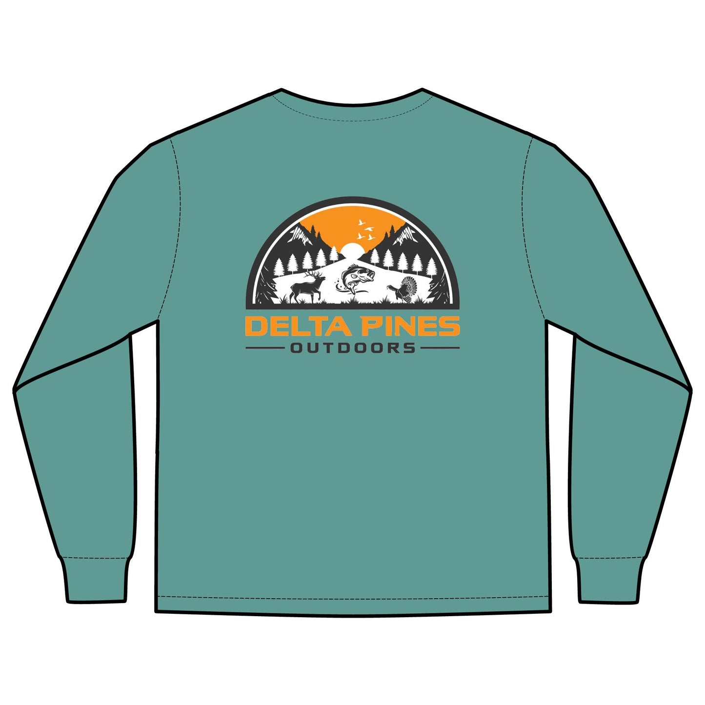 Delta Pines Outdoors Long Sleeve Pocket Tee