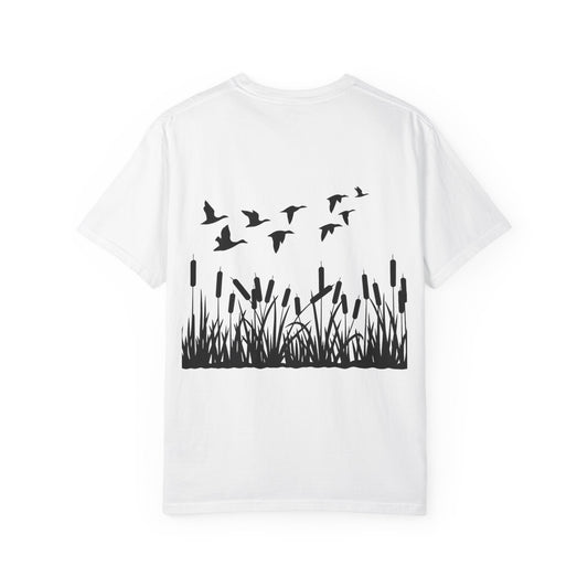 T-Shirt — Marshland Birds Graphic Tee ("Delta Pines Outdoors")